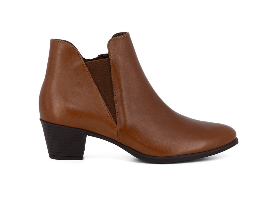 Woman MUNRO Ankle Boots | Jackson-M Tan | Peter Sheppard Footwear