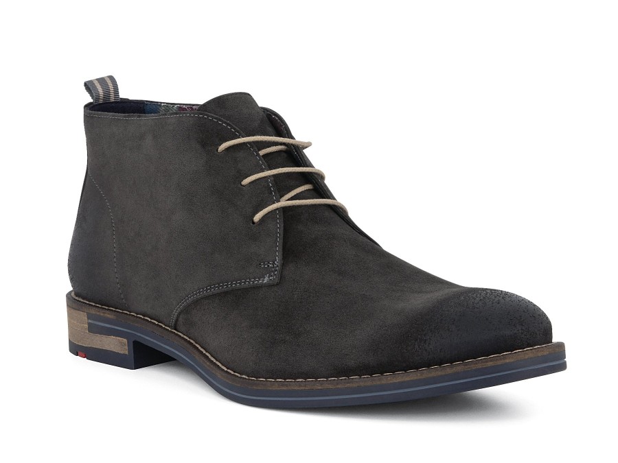 Man LLOYD Boots | Daniel 2 Dk Grey | Peter Sheppard Footwear