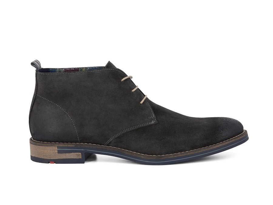 Man LLOYD Boots | Daniel 2 Dk Grey | Peter Sheppard Footwear