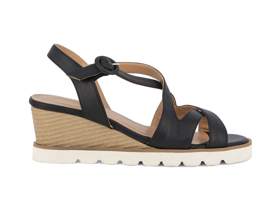 Woman PETER SHEPPARD Espadrilles | Venora Black | Peter Sheppard Footwear