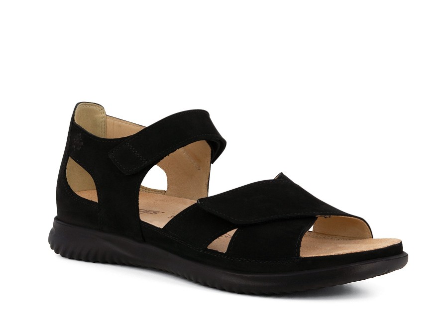 Woman HARTJES Sandals | 111332 Black | Peter Sheppard Footwear