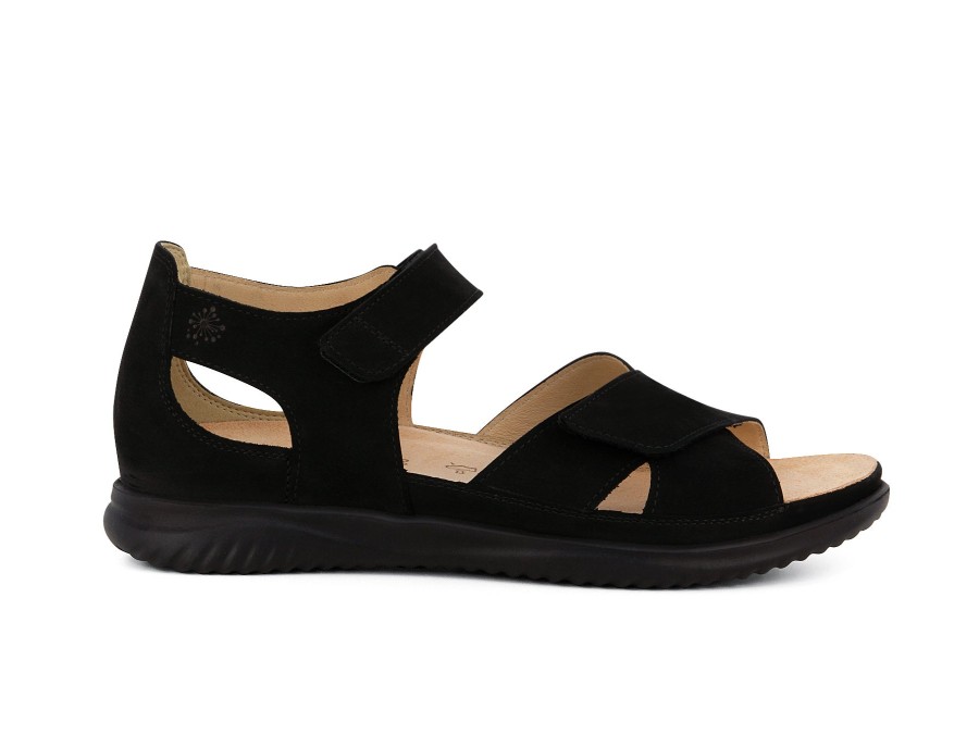 Woman HARTJES Sandals | 111332 Black | Peter Sheppard Footwear