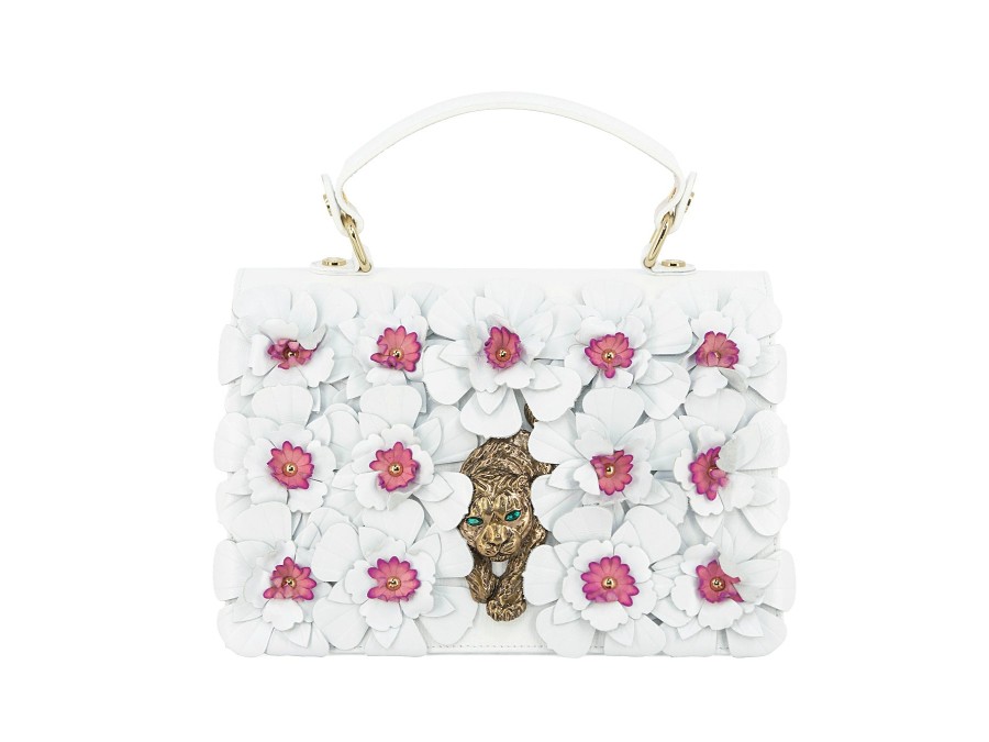 Woman BRACCIALINI HANDBAGS Handbags & Wallets | Hb 17270 White Floral | Peter Sheppard Footwear