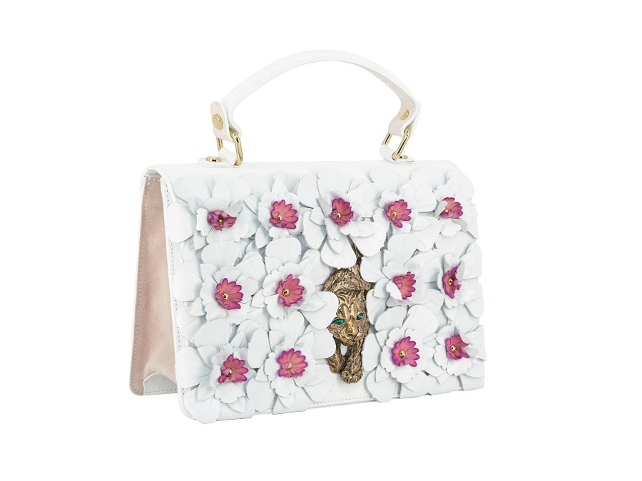 Woman BRACCIALINI HANDBAGS Handbags & Wallets | Hb 17270 White Floral | Peter Sheppard Footwear