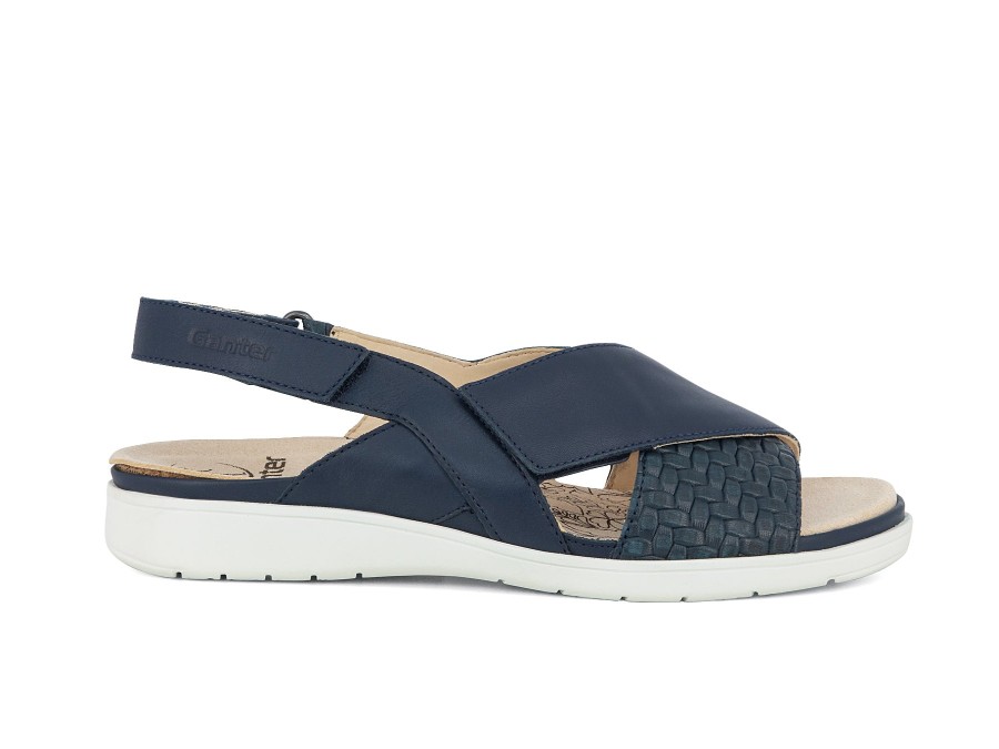 Woman GANTER Sandals | Greyson Navy | Peter Sheppard Footwear