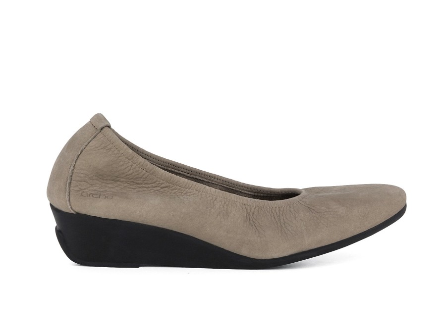 Woman ARCHE Slip-Ons | Anyako Taupe | Peter Sheppard Footwear