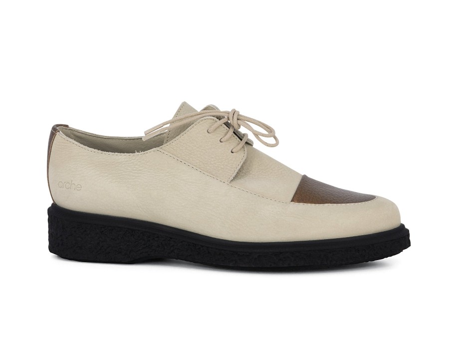 Woman ARCHE Lace-Ups | Joleen Beige~Gold | Peter Sheppard Footwear